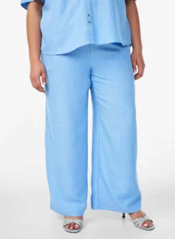 Lockere Hose mit elastischem Bund und Taschen