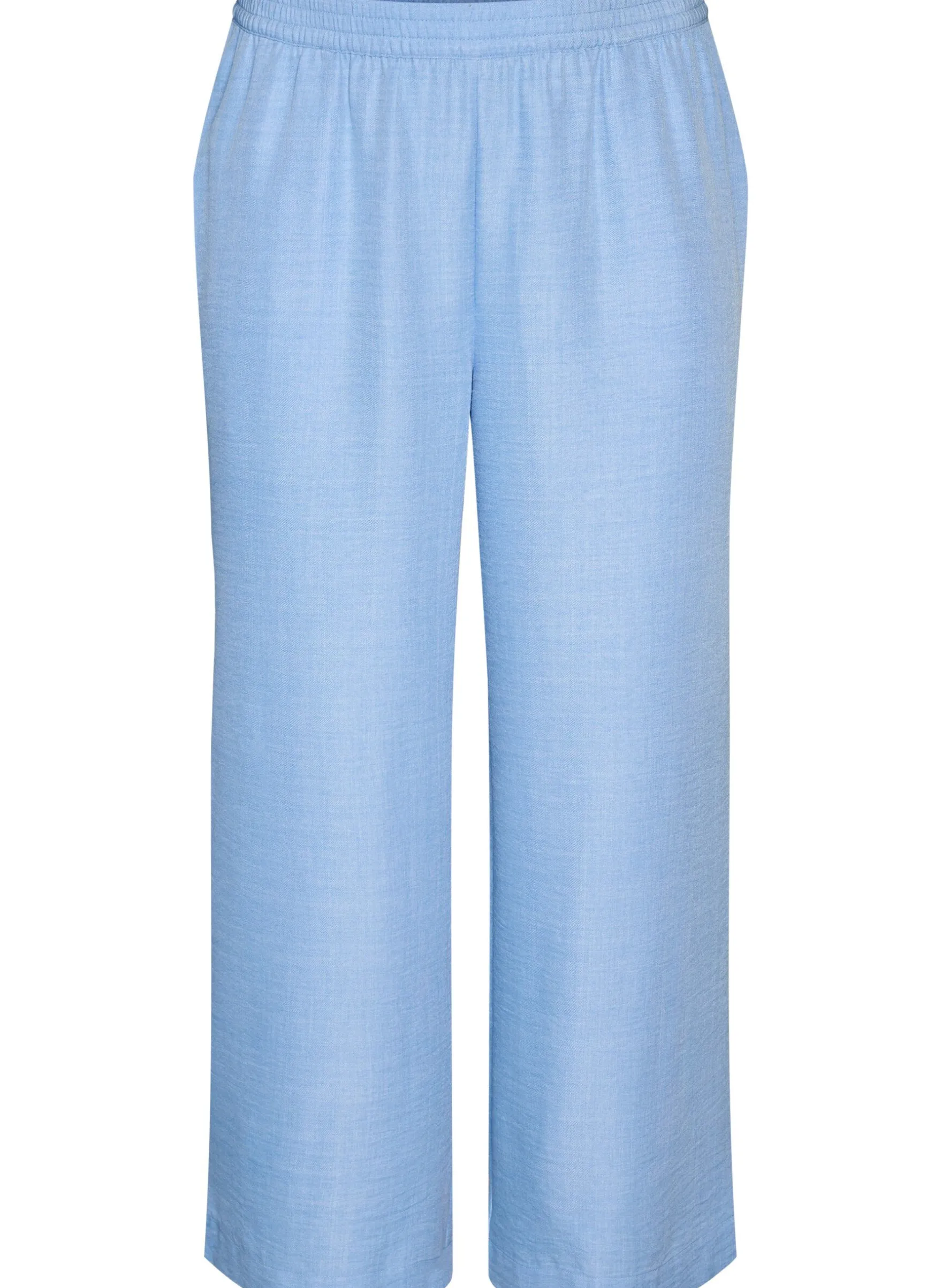 Lockere Hose mit elastischem Bund und Taschen