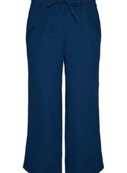 Lockere Pyjamahose aus Baumwoll-Musselin