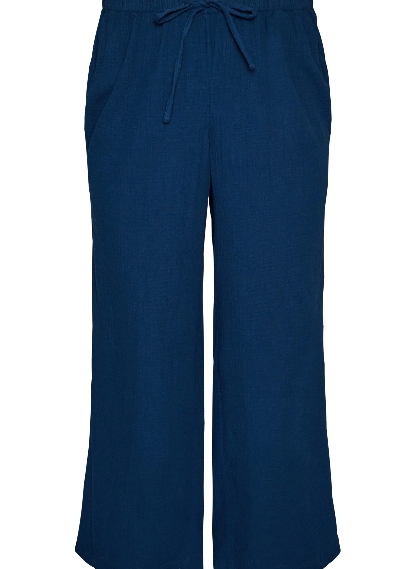 Lockere Pyjamahose aus Baumwoll-Musselin