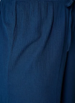 Lockere Pyjamahose aus Baumwoll-Musselin