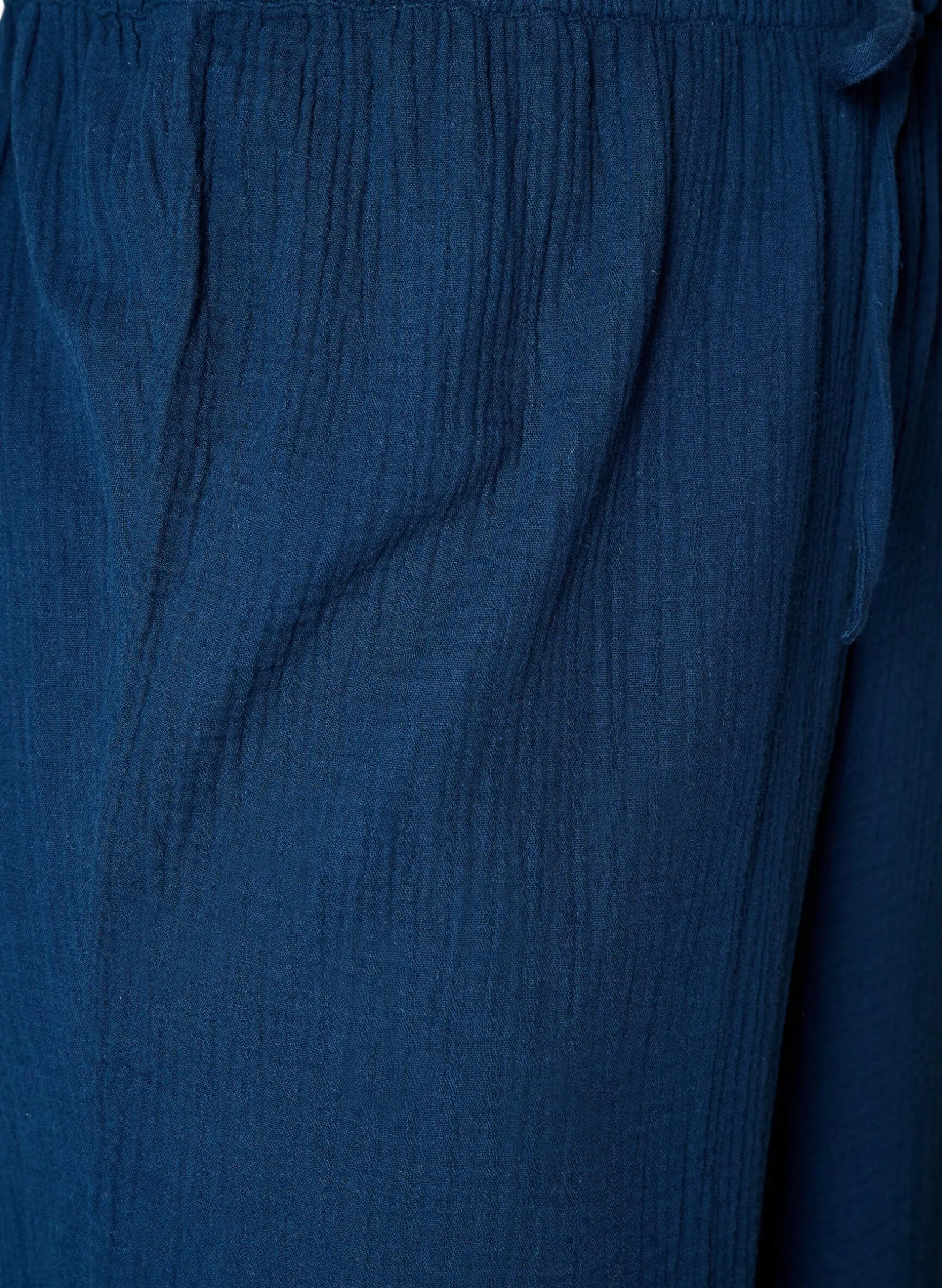 Lockere Pyjamahose aus Baumwoll-Musselin