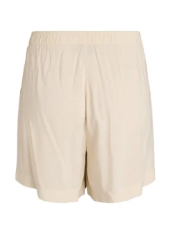 Lockere Pyjamashorts aus Viskose mit hoher Taille