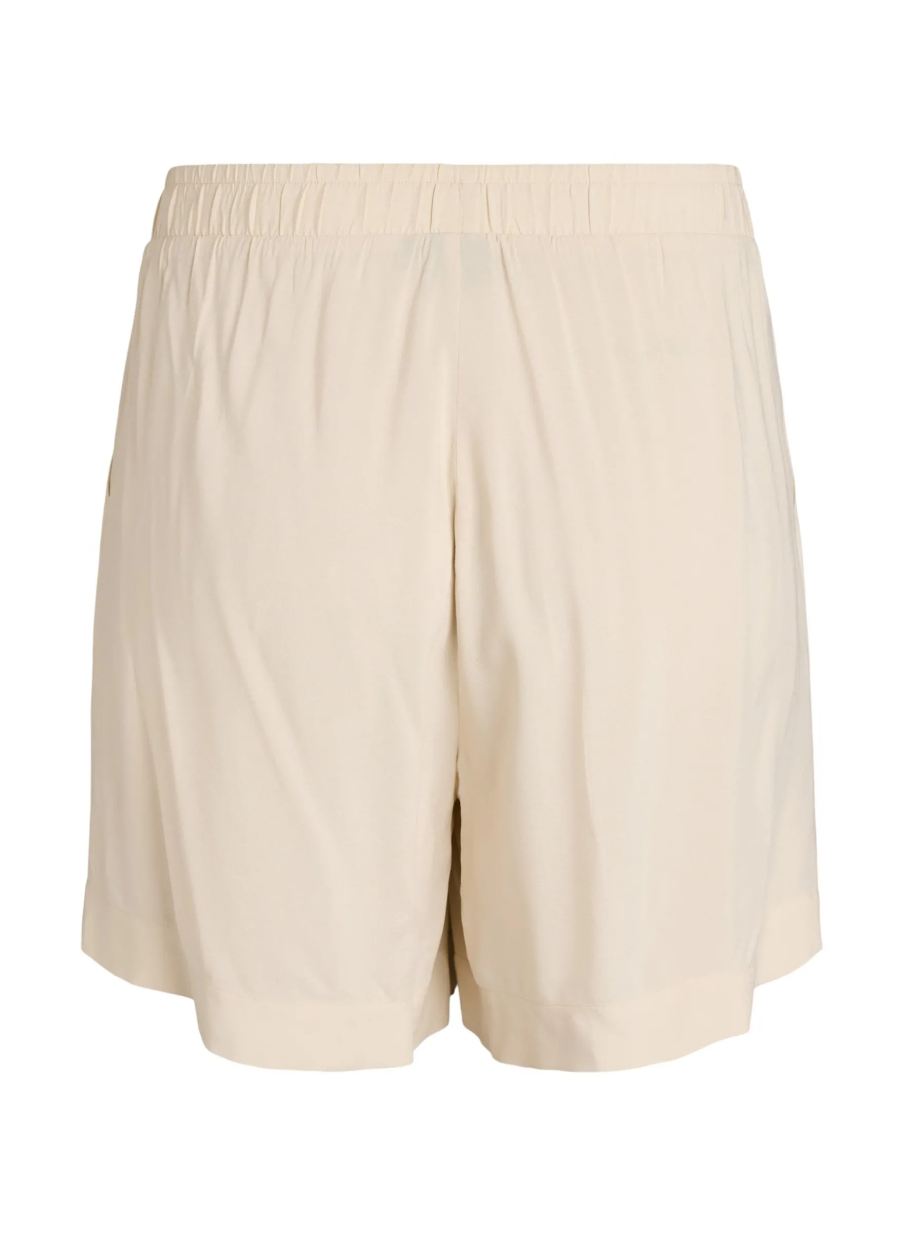 Lockere Pyjamashorts aus Viskose mit hoher Taille
