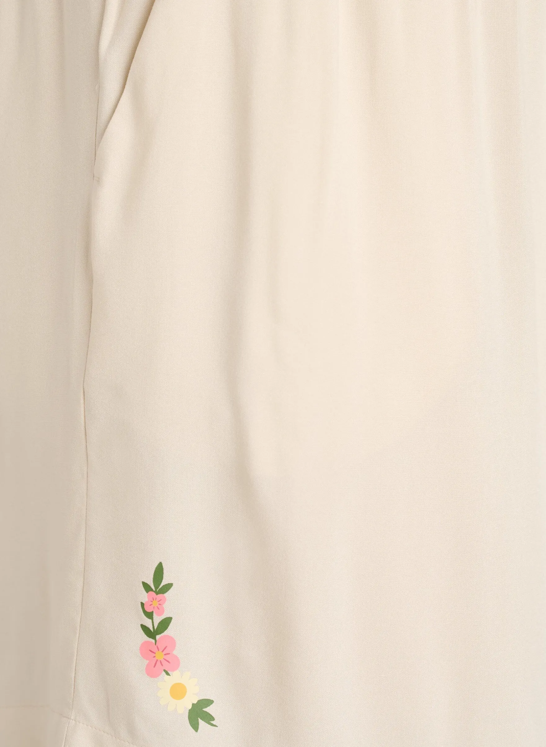 Lockere Pyjamashorts aus Viskose mit hoher Taille