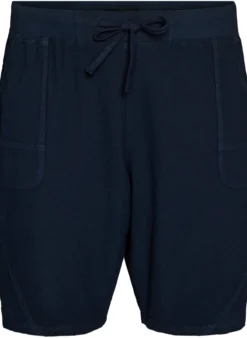 Lockere Shorts aus Baumwolle mit Taschen