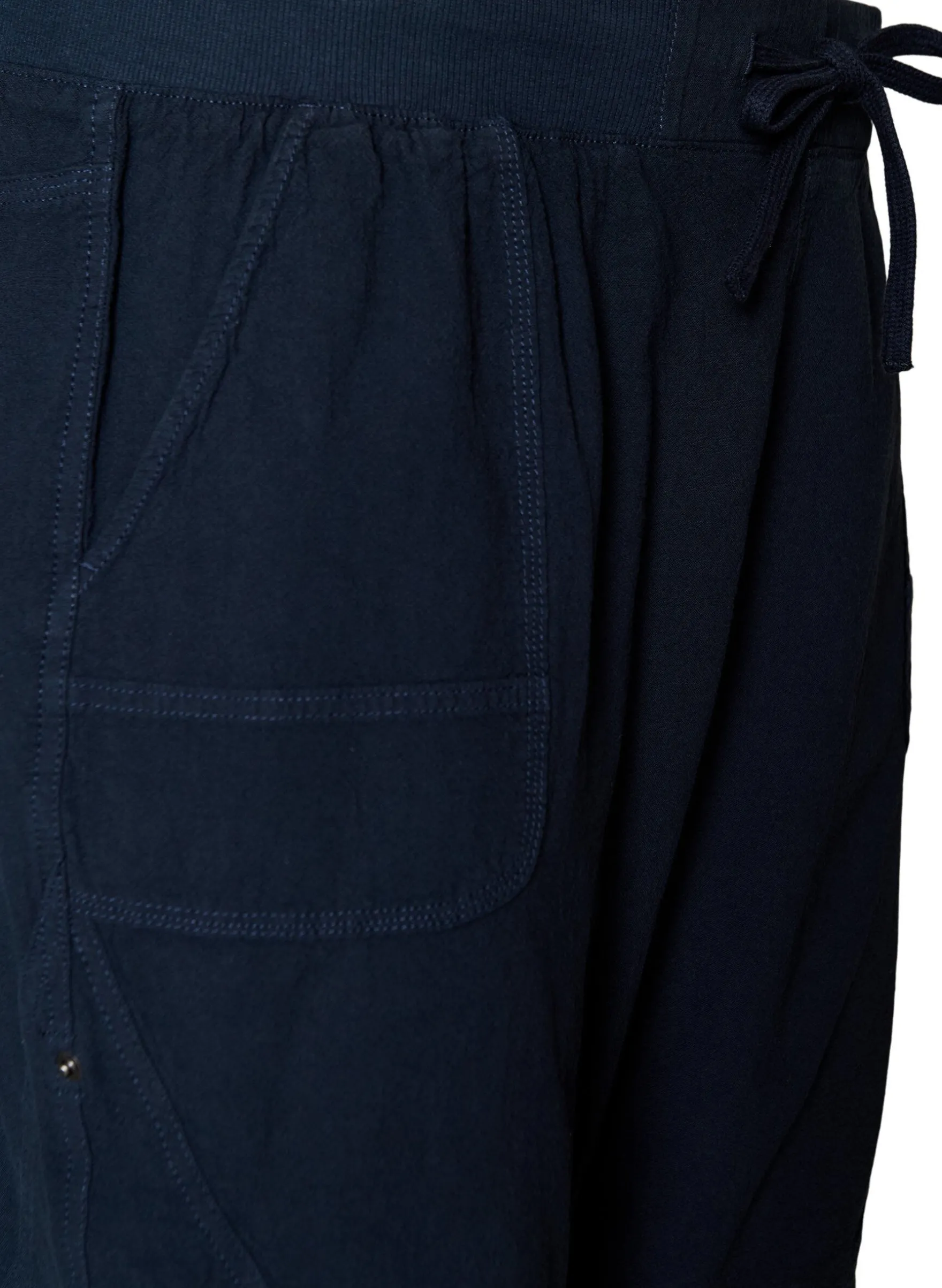 Lockere Shorts aus Baumwolle mit Taschen