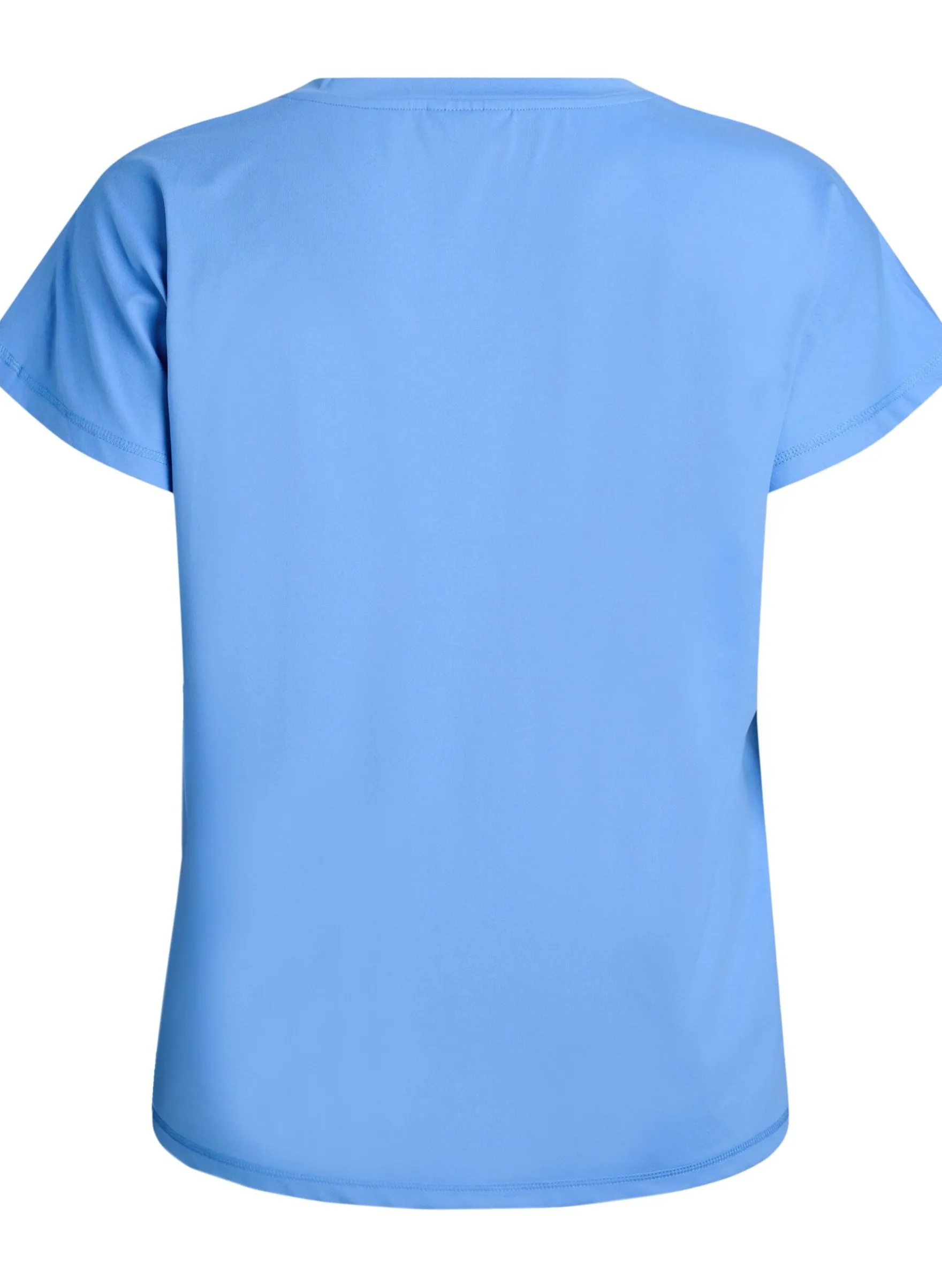 Lockeres Trainings-T-Shirt mit V-Ausschnitt