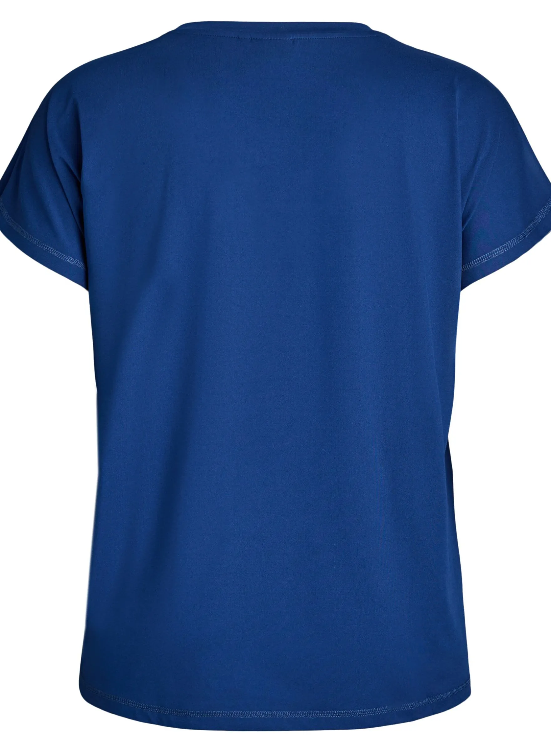 Lockeres Trainings-T-Shirt mit V-Ausschnitt