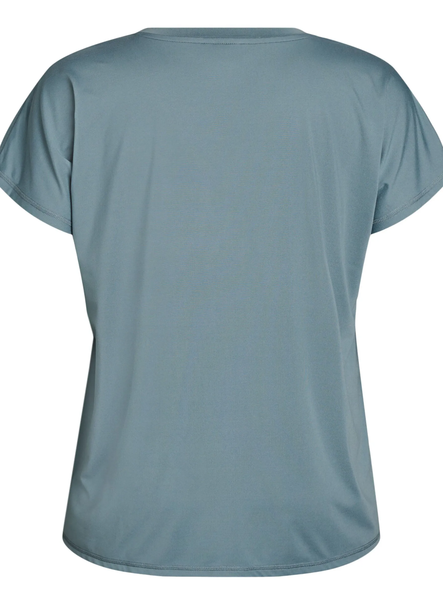 Lockeres Trainings-T-Shirt mit V-Ausschnitt