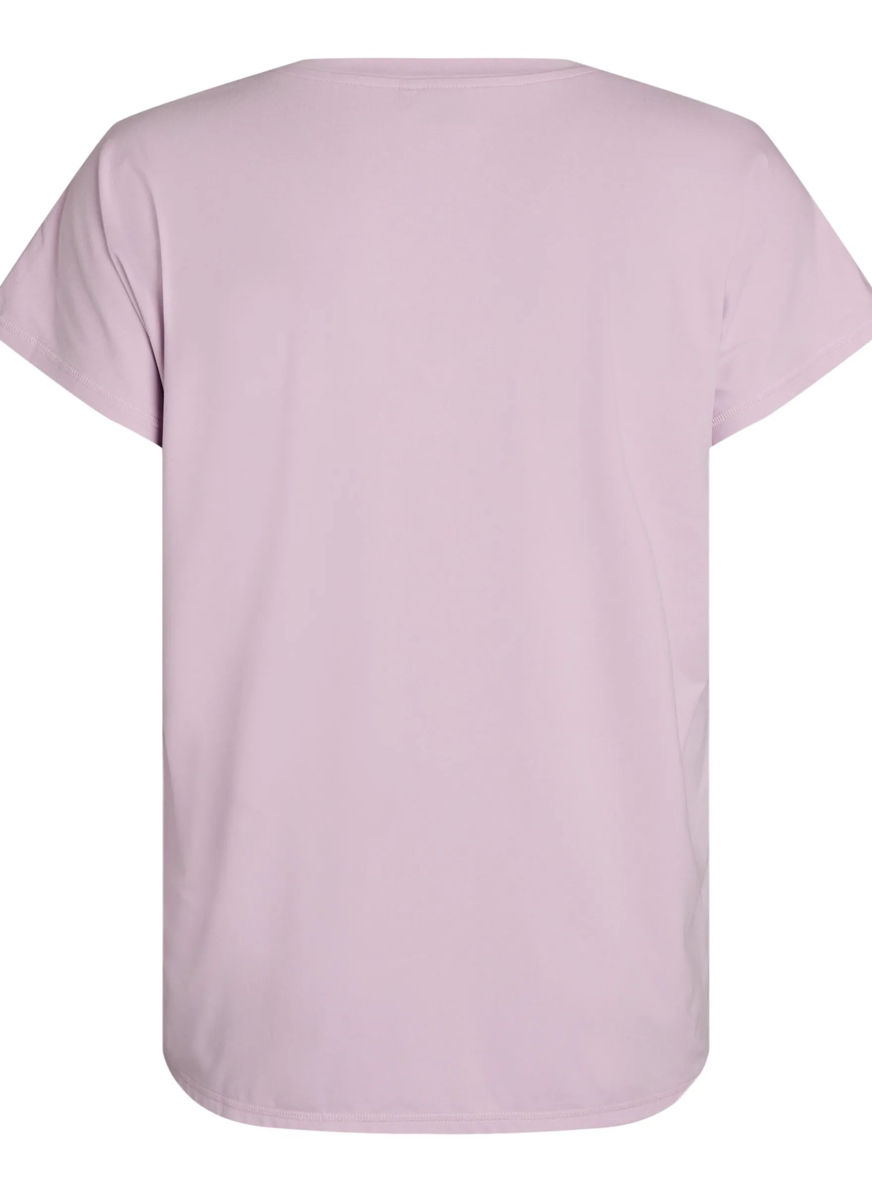 Lockeres Trainings-T-Shirt mit V-Ausschnitt