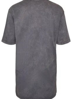 Lockeres T-Shirt-Kleid mit Washed-Optik