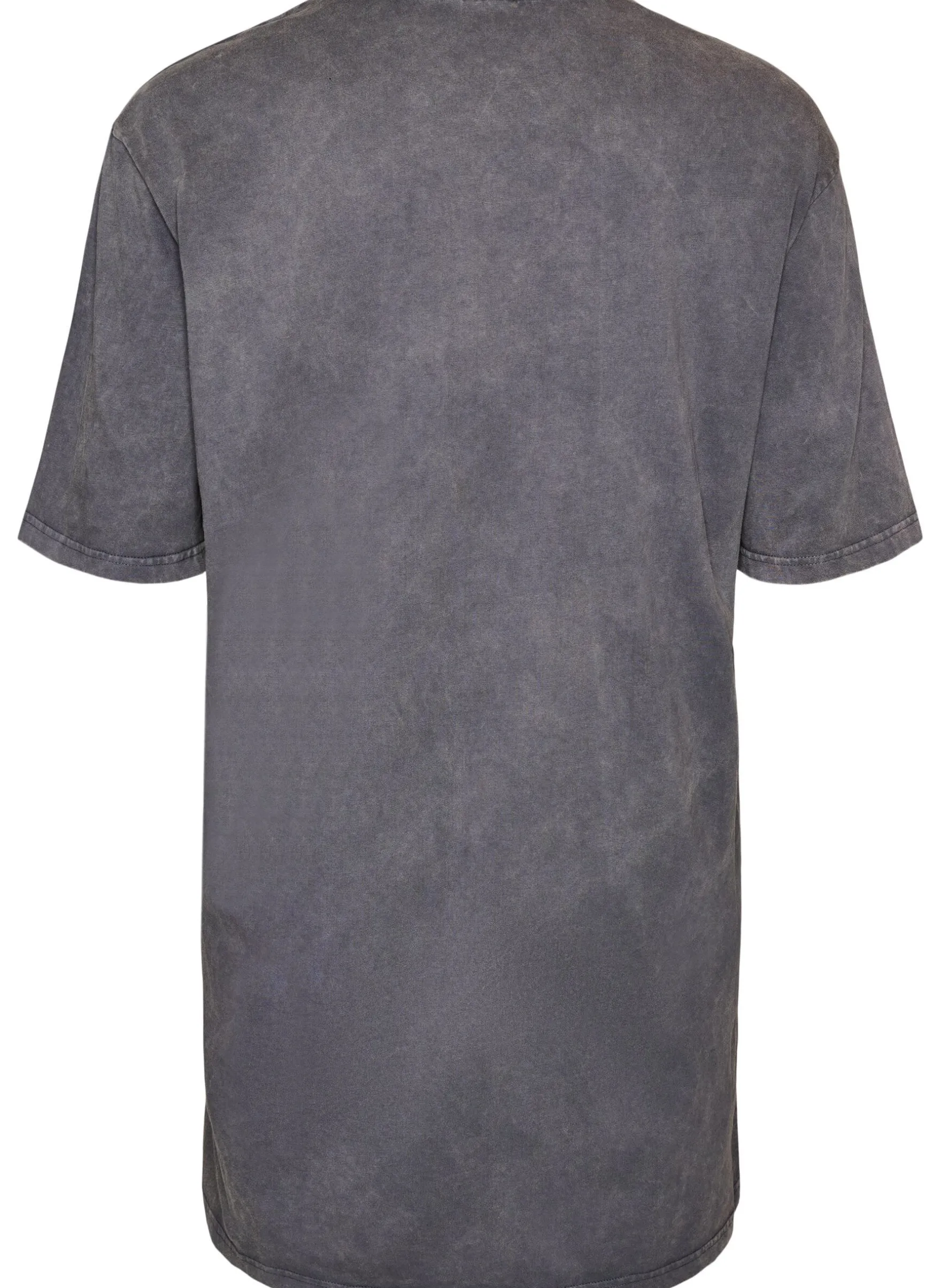 Lockeres T-Shirt-Kleid mit Washed-Optik