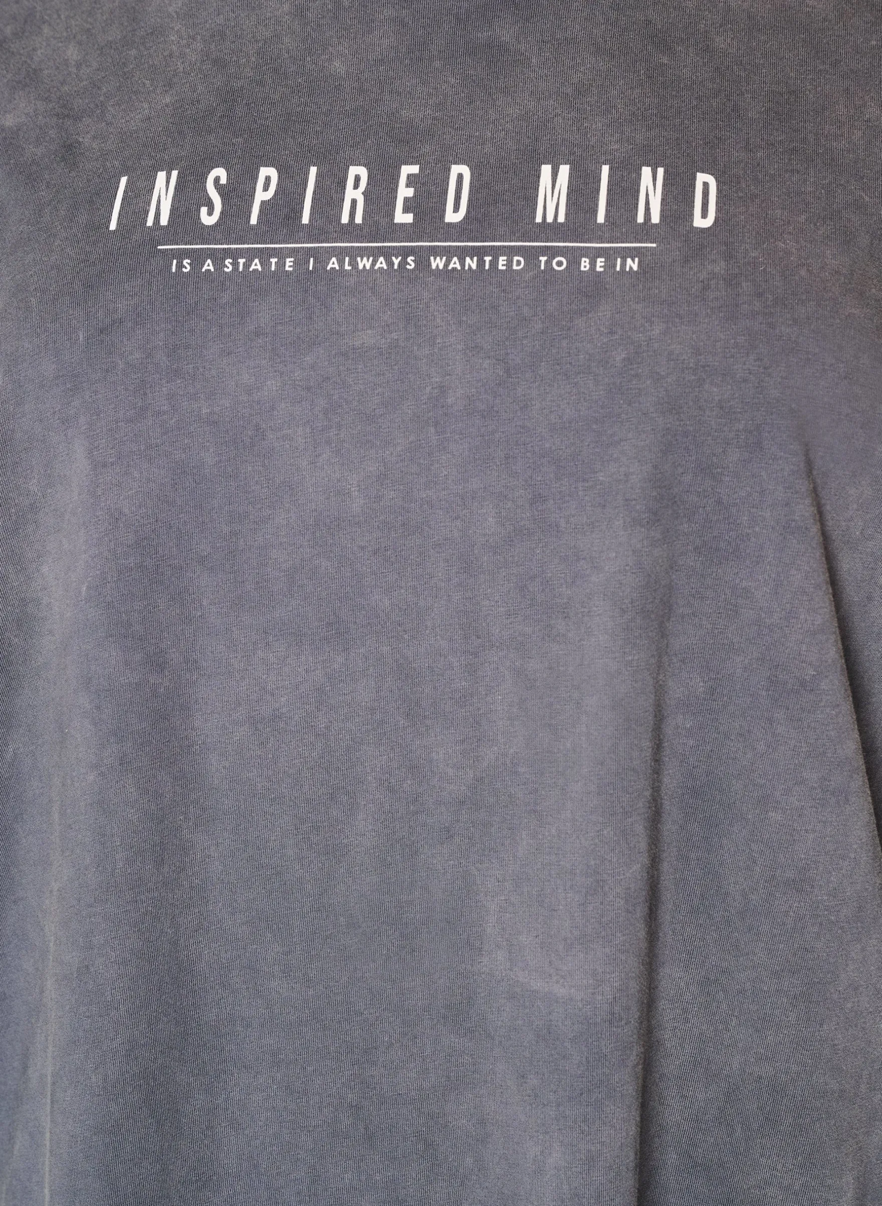Lockeres T-Shirt-Kleid mit Washed-Optik