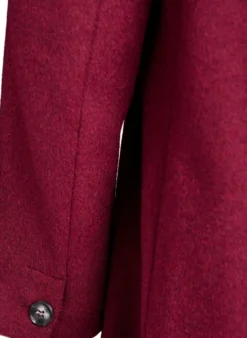 Mantel aus Wollmischung mit zweireihigen Knöpfen
