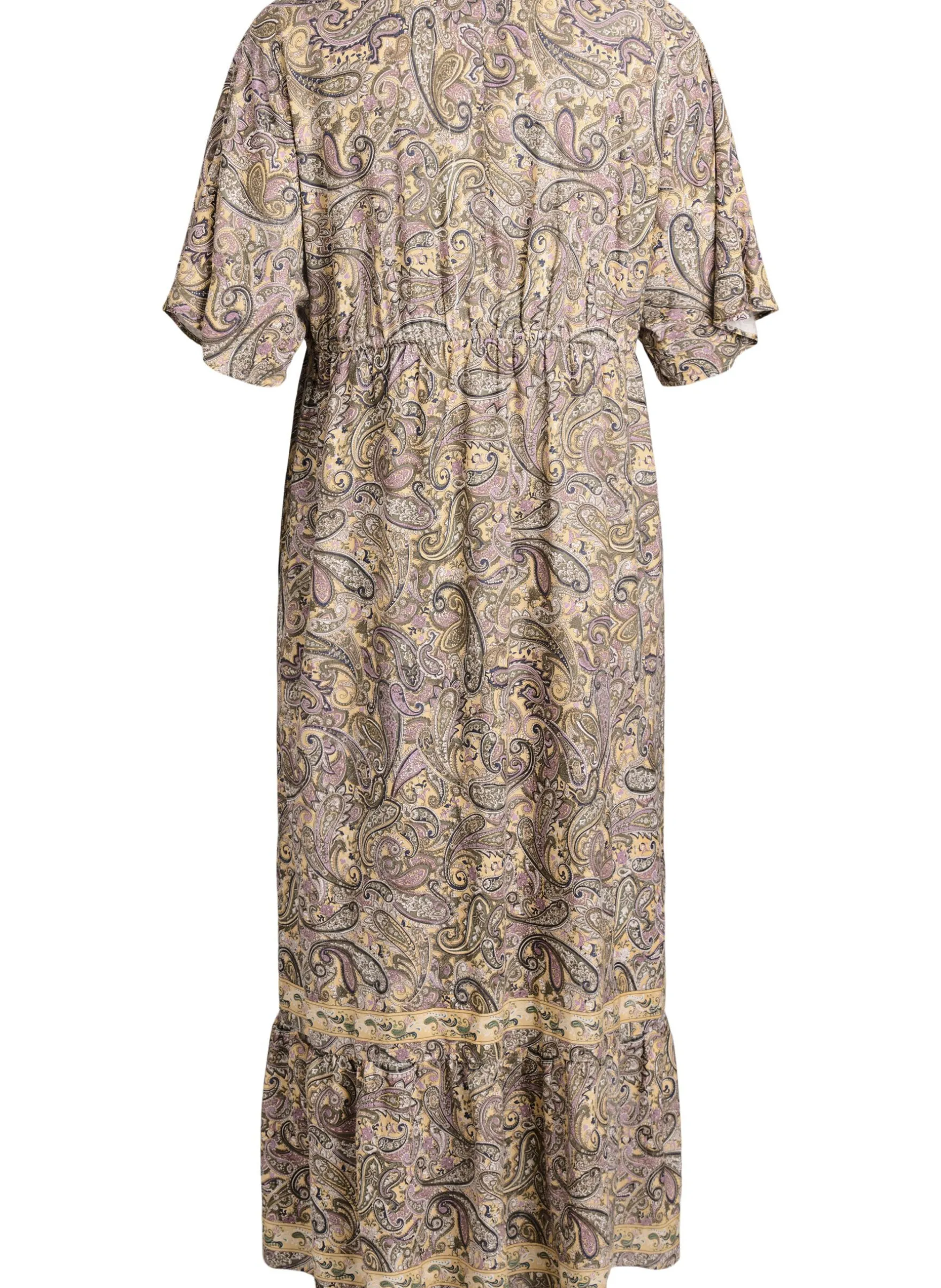 Maxikleid aus Viskose mit Paisleymuster