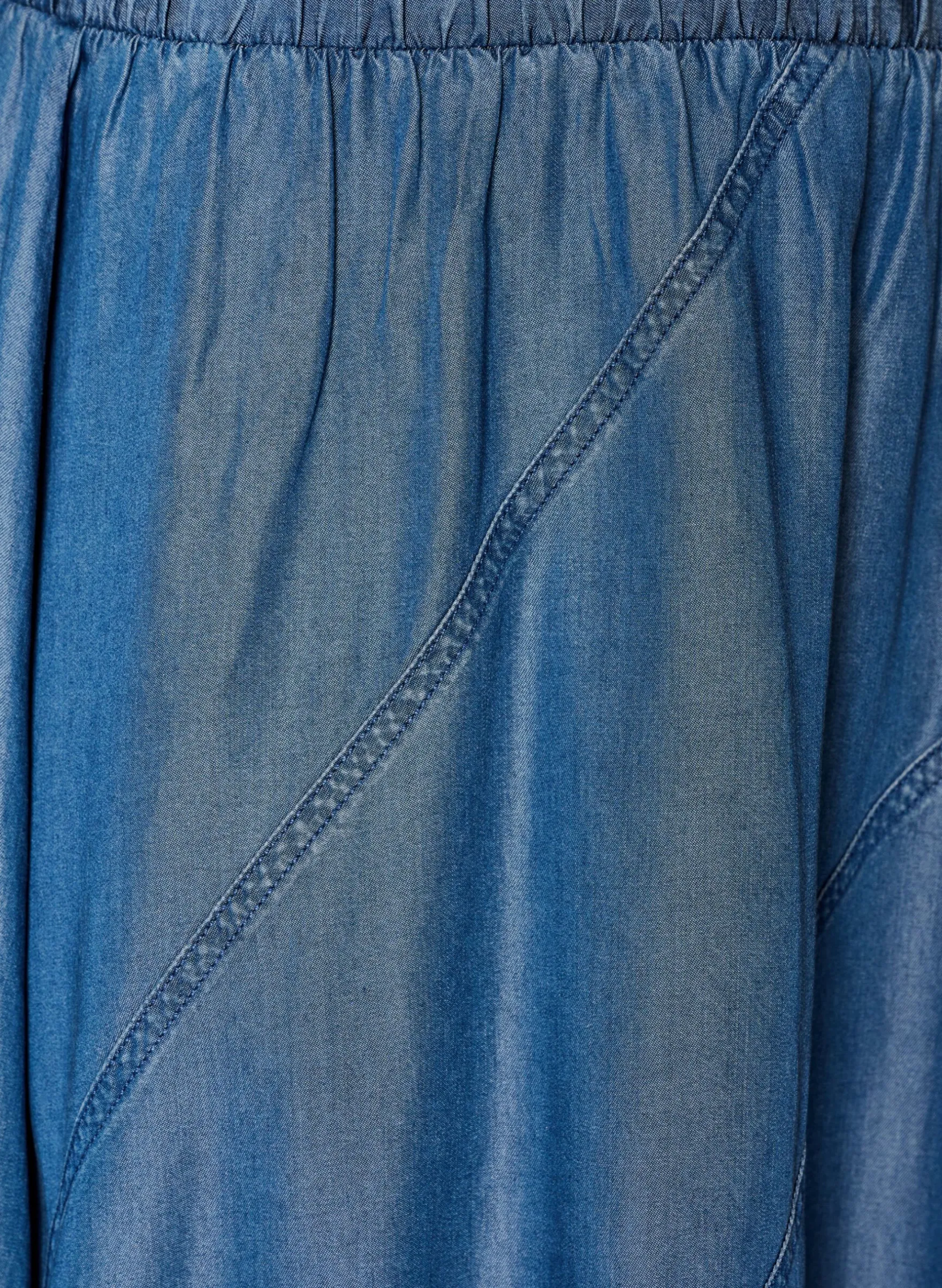 Maxirock in Denim-Optik aus TENCEL™ Lyocell