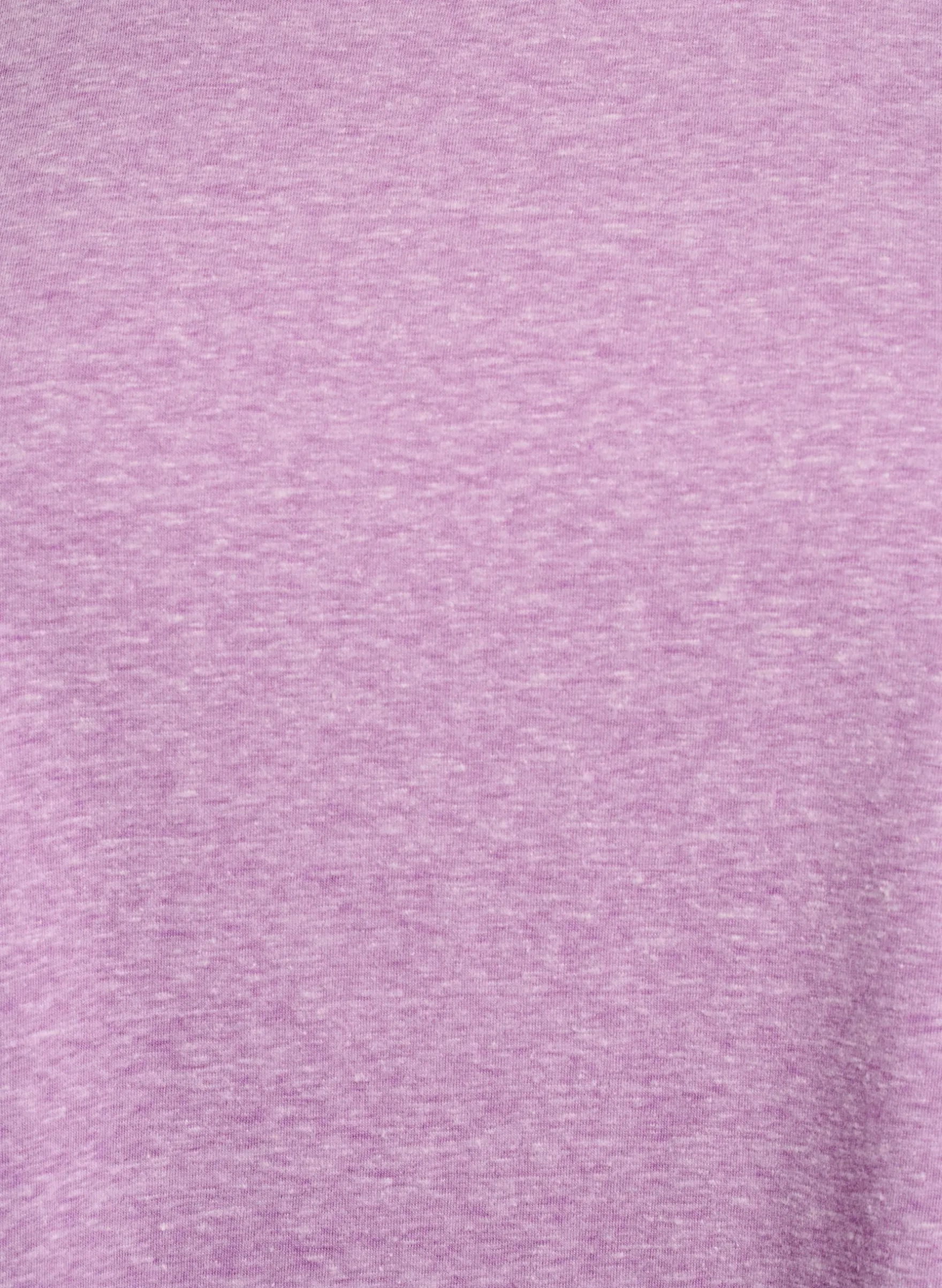 Melange T-Shirt mit kurzen Ärmeln