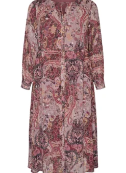 Midikleid mit Paisley-Muster und elastischem Bund