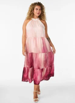 Midi-Neckholderkleid