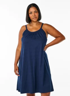 Midi-Trägerkleid aus Bio-Baumwolle