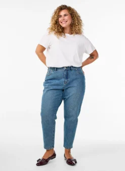 Mille Mom-Fit-Jeans mit hoher Taille