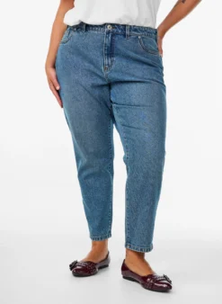 Mille Mom-Fit-Jeans mit hoher Taille