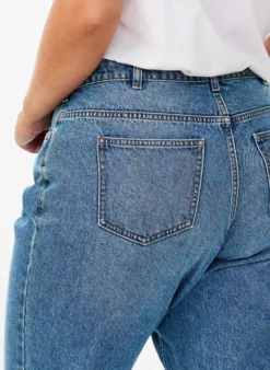 Mille Mom-Fit-Jeans mit hoher Taille