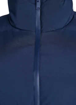 Mittellange Pufferjacke mit verstellbarer Taille