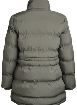 Mittellange Pufferjacke mit verstellbarer Taille