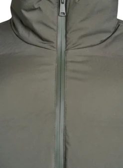 Mittellange Pufferjacke mit verstellbarer Taille