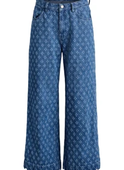 Myra Jeans mit weiter Passform und abgenutzter Optik