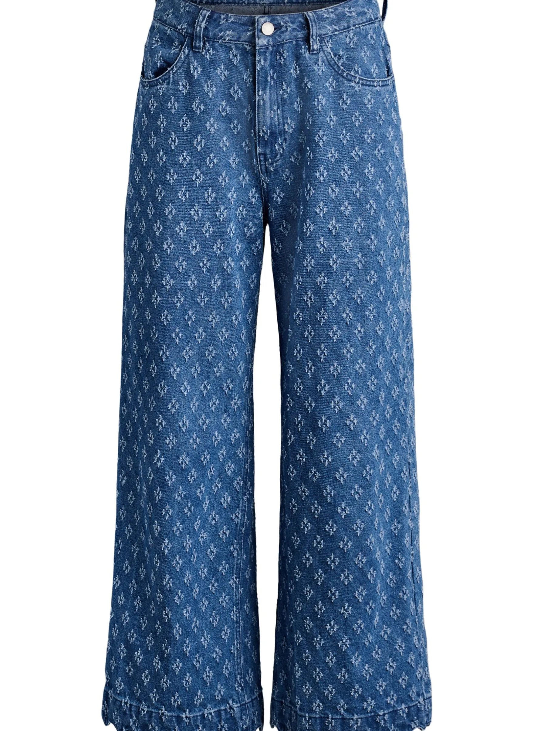Myra Jeans mit weiter Passform und abgenutzter Optik