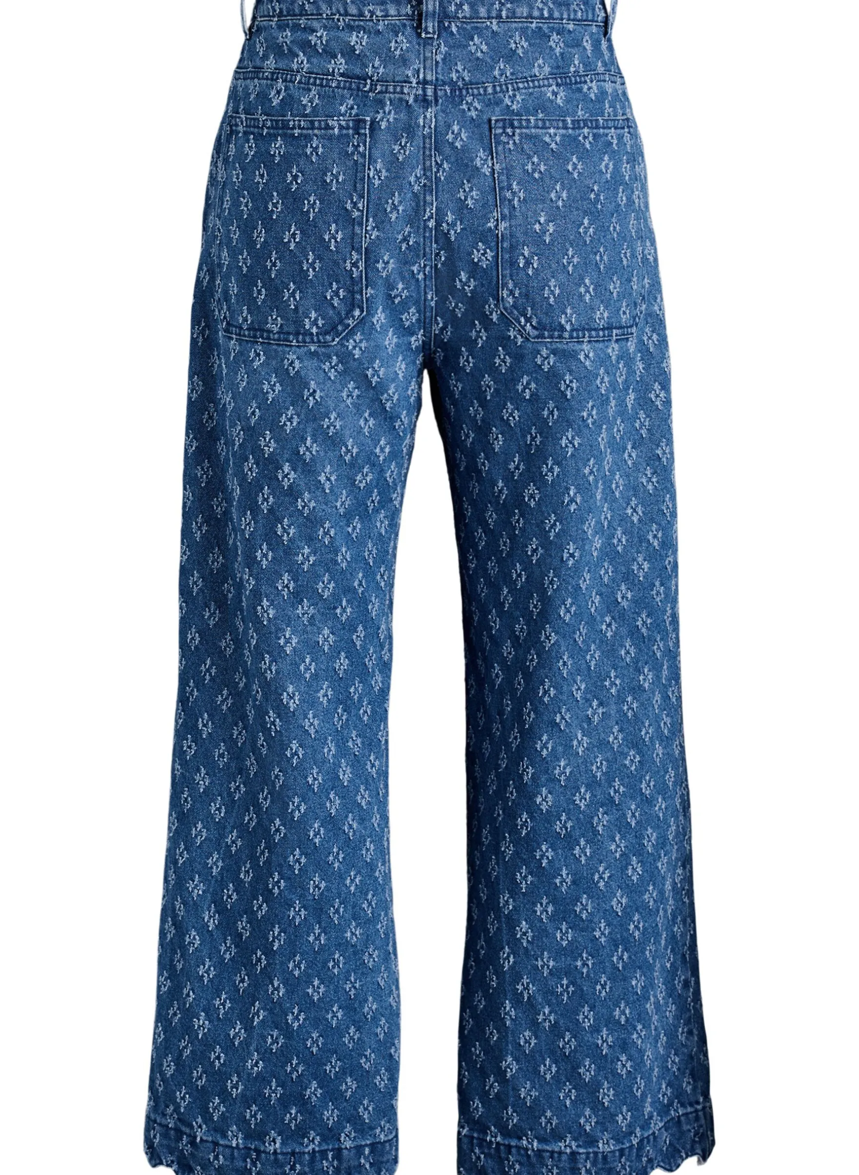 Myra Jeans mit weiter Passform und abgenutzter Optik