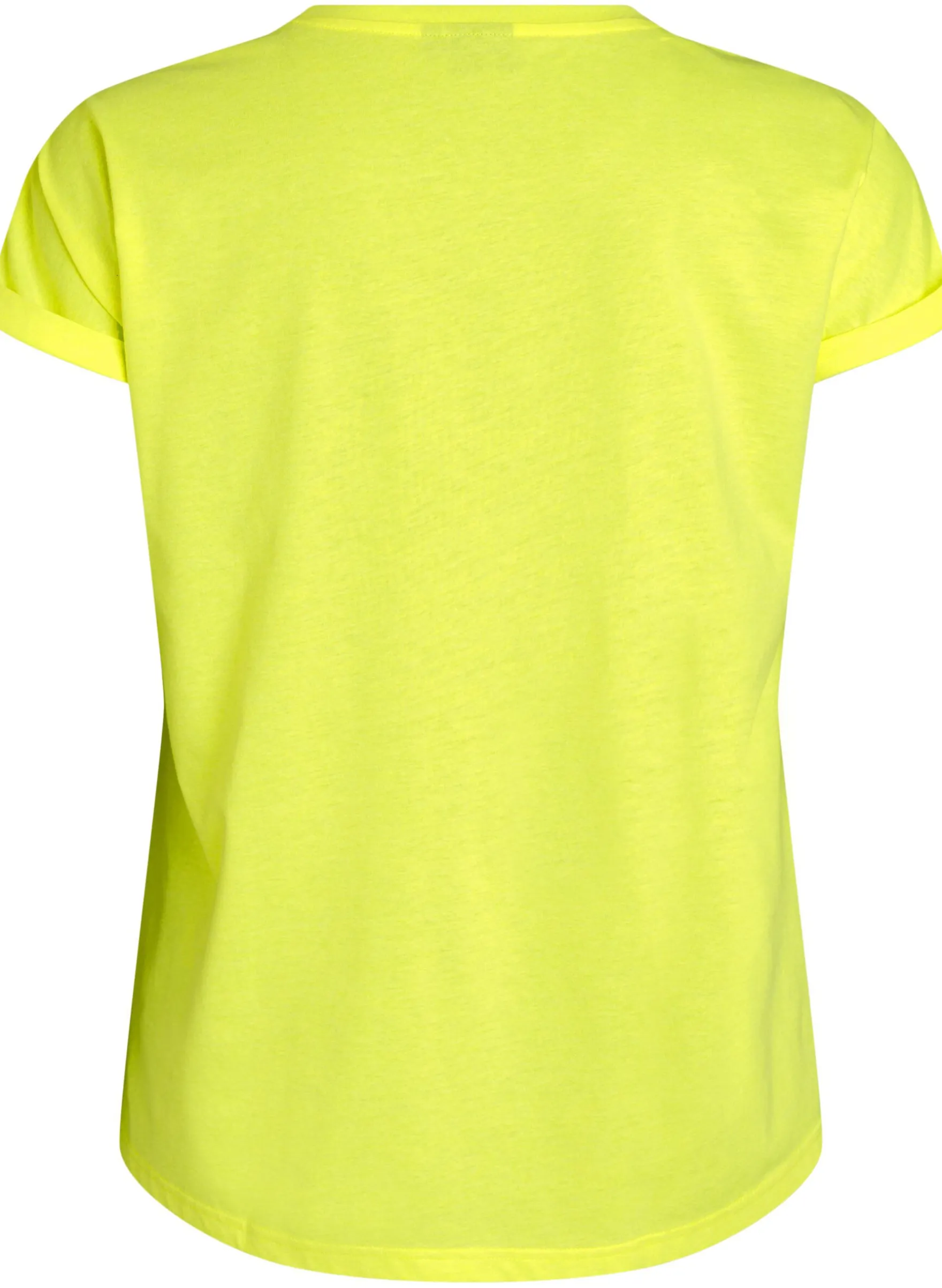 Neonfarbenes T-Shirt aus Baumwolle