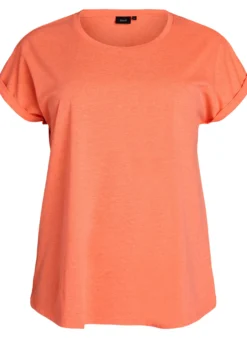 Neonfarbenes T-Shirt aus Baumwolle