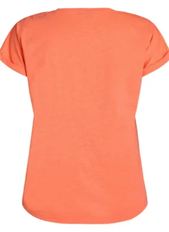 Neonfarbenes T-Shirt aus Baumwolle