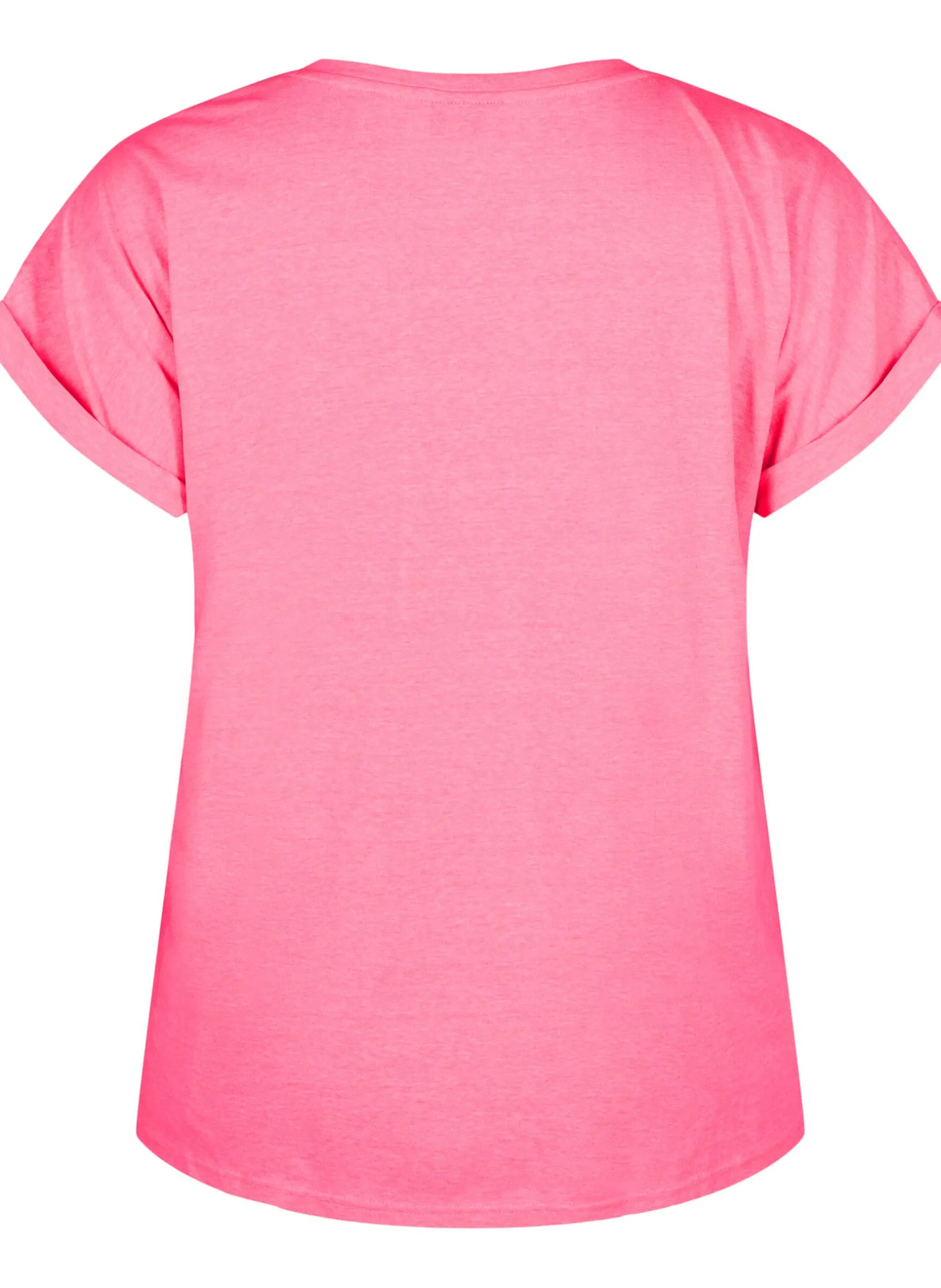 Neonfarbenes T-Shirt aus Baumwolle