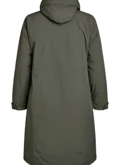 Parka mit Kapuze und verstellbarer Taille
