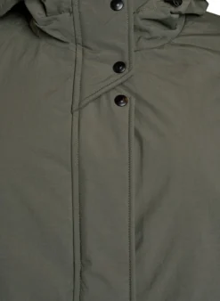 Parka mit Kapuze und verstellbarer Taille