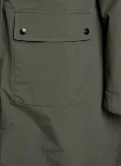 Parka mit Kapuze und verstellbarer Taille