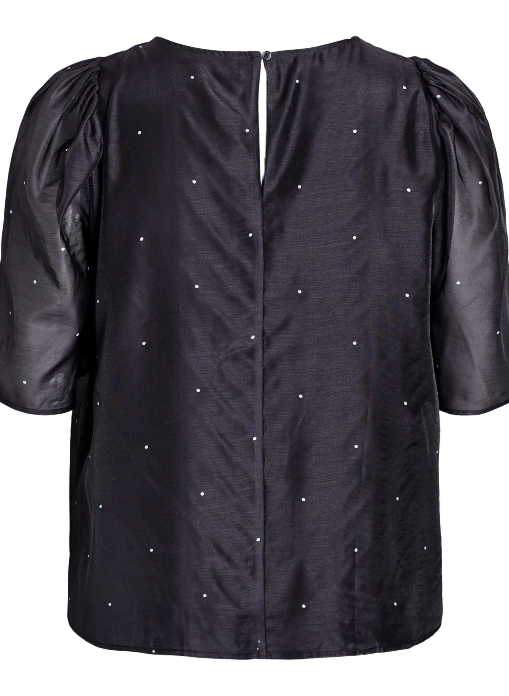 Partybluse in Organza-Optik mit Punkten