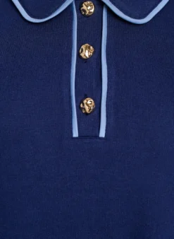 Poloshirt aus Jersey mit kontrastierenden Besätzen