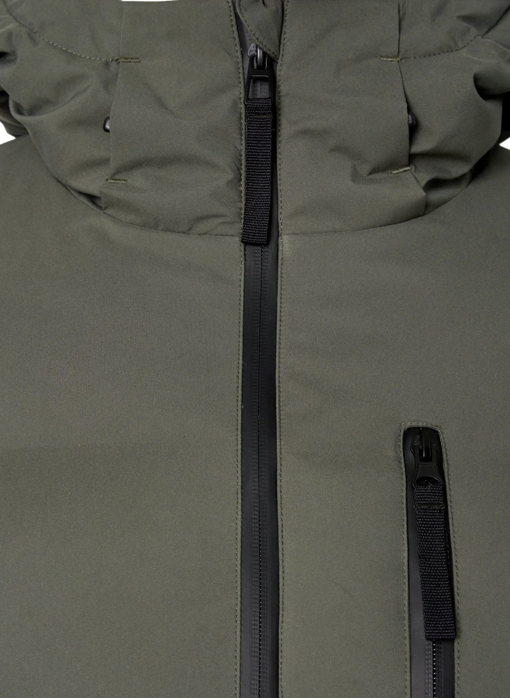 Puffermantel mit Kapuze und Taschen