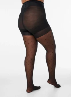 Push-up-Strumpfhose mit Polka-Dot-Muster, 25 den