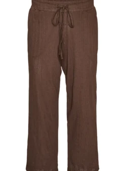 Pyjamahose aus Bio-Baumwolle mit Lochstickerei
