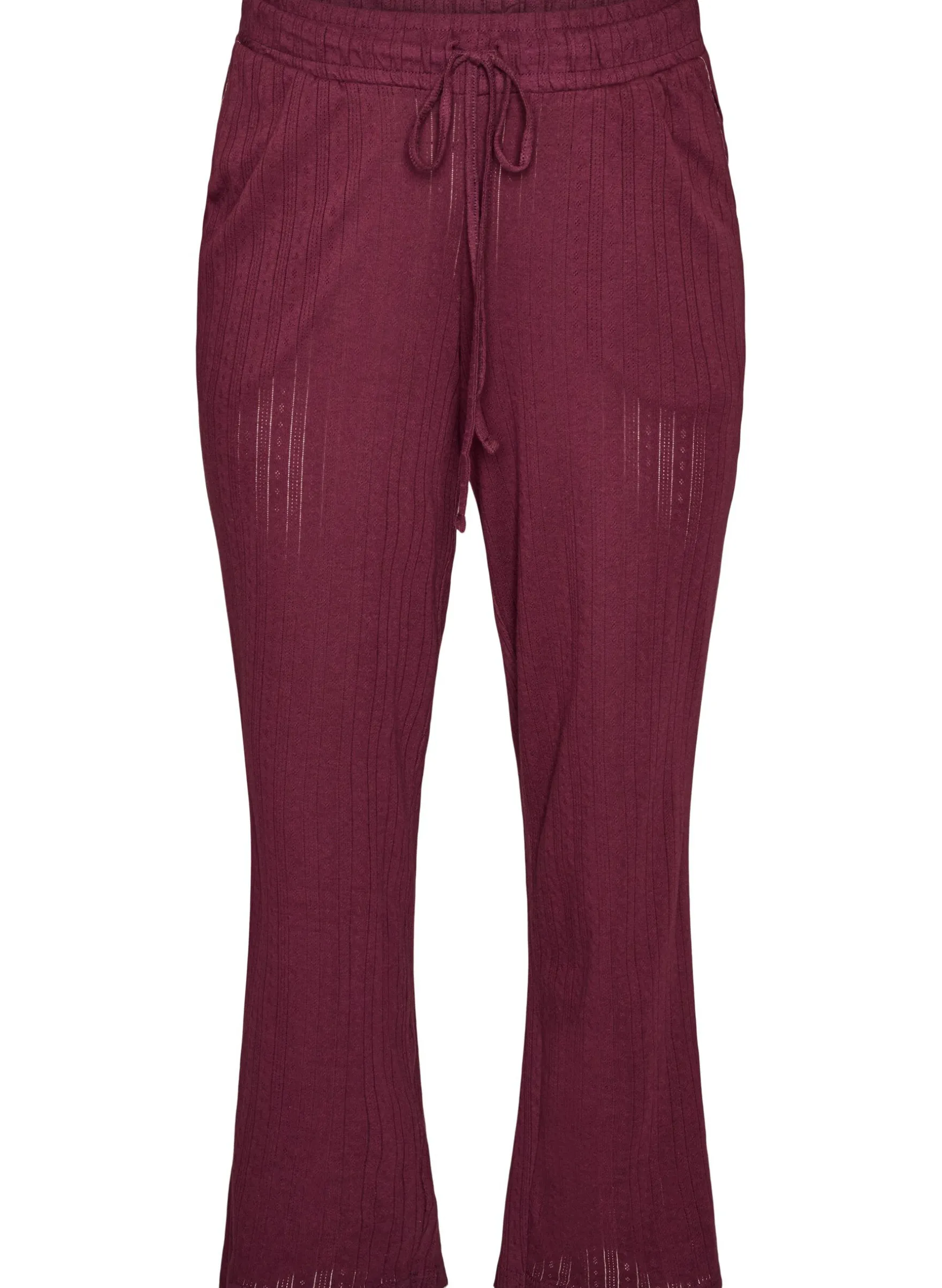 Pyjamahose aus Bio-Baumwolle mit Lochstickerei