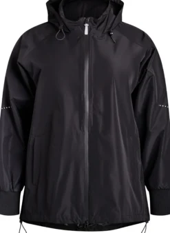 Regenjacke mit reflektierenden Details