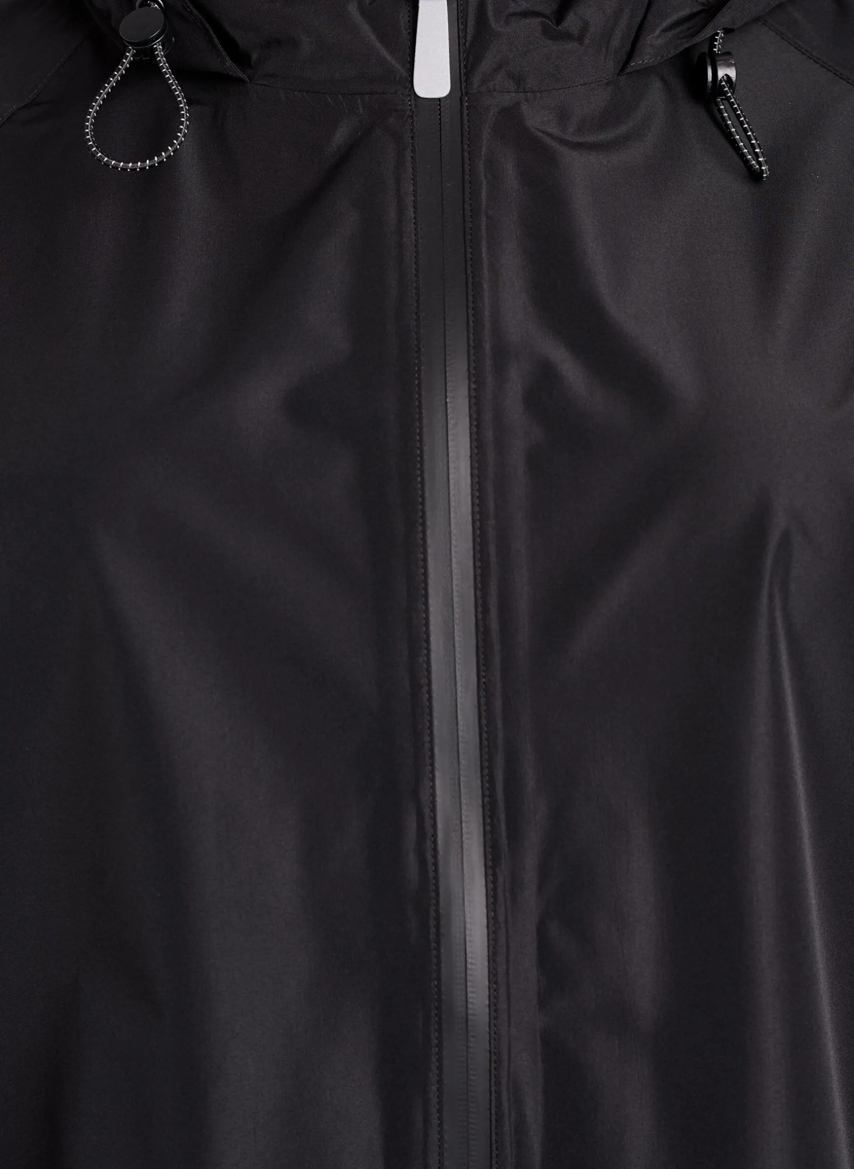 Regenjacke mit reflektierenden Details