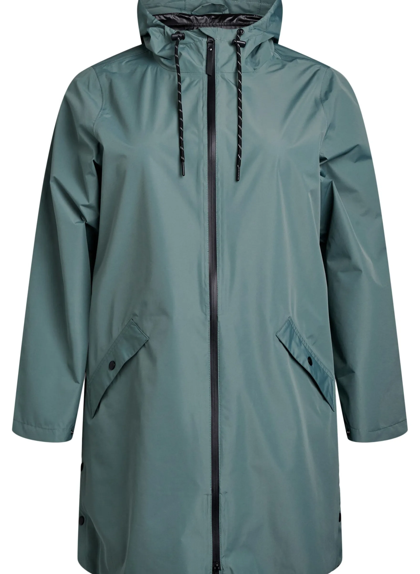Regenjacke mit Taschen und Kapuze